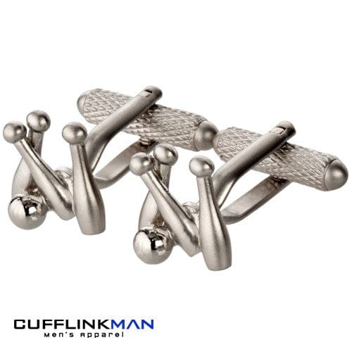 Cufflink Man Cufflinks Bowling - Ten Pin Bowling Cufflinks