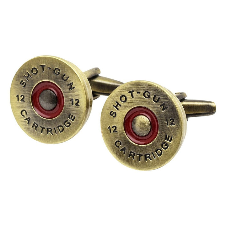 Cufflink Man Cufflinks Brass Shotgun Cap Cufflinks