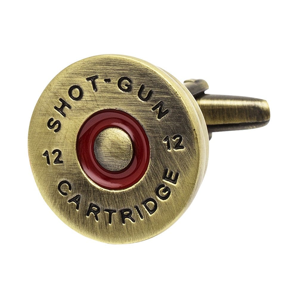 Cufflink Man Cufflinks Brass Shotgun Cap Cufflinks