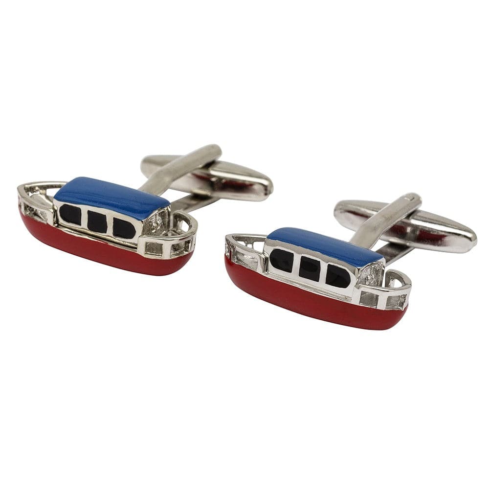 Cufflink Man Cufflinks Canal Narrowboat Cufflinks