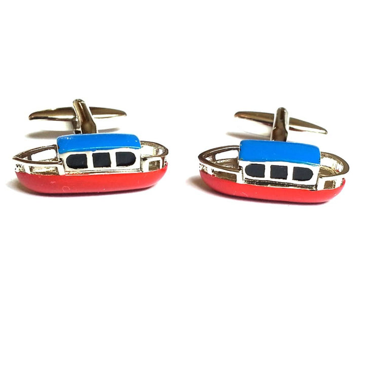 Cufflink Man Cufflinks Canal Narrowboat Cufflinks