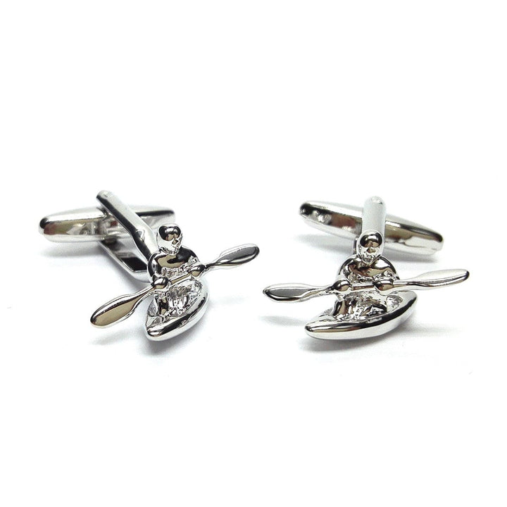 Cufflink Man Cufflinks Canoeing Cufflinks