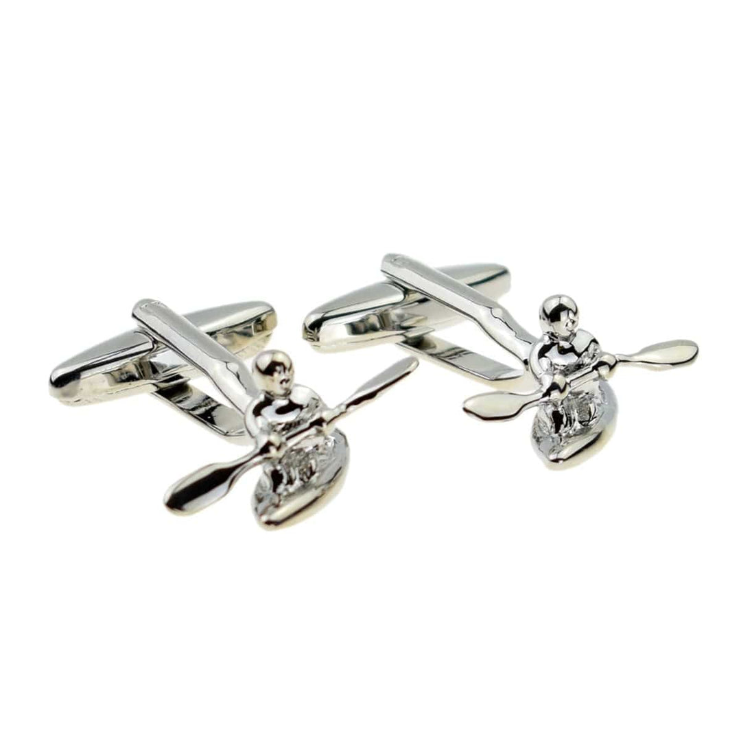 Cufflink Man Cufflinks Canoeing Cufflinks