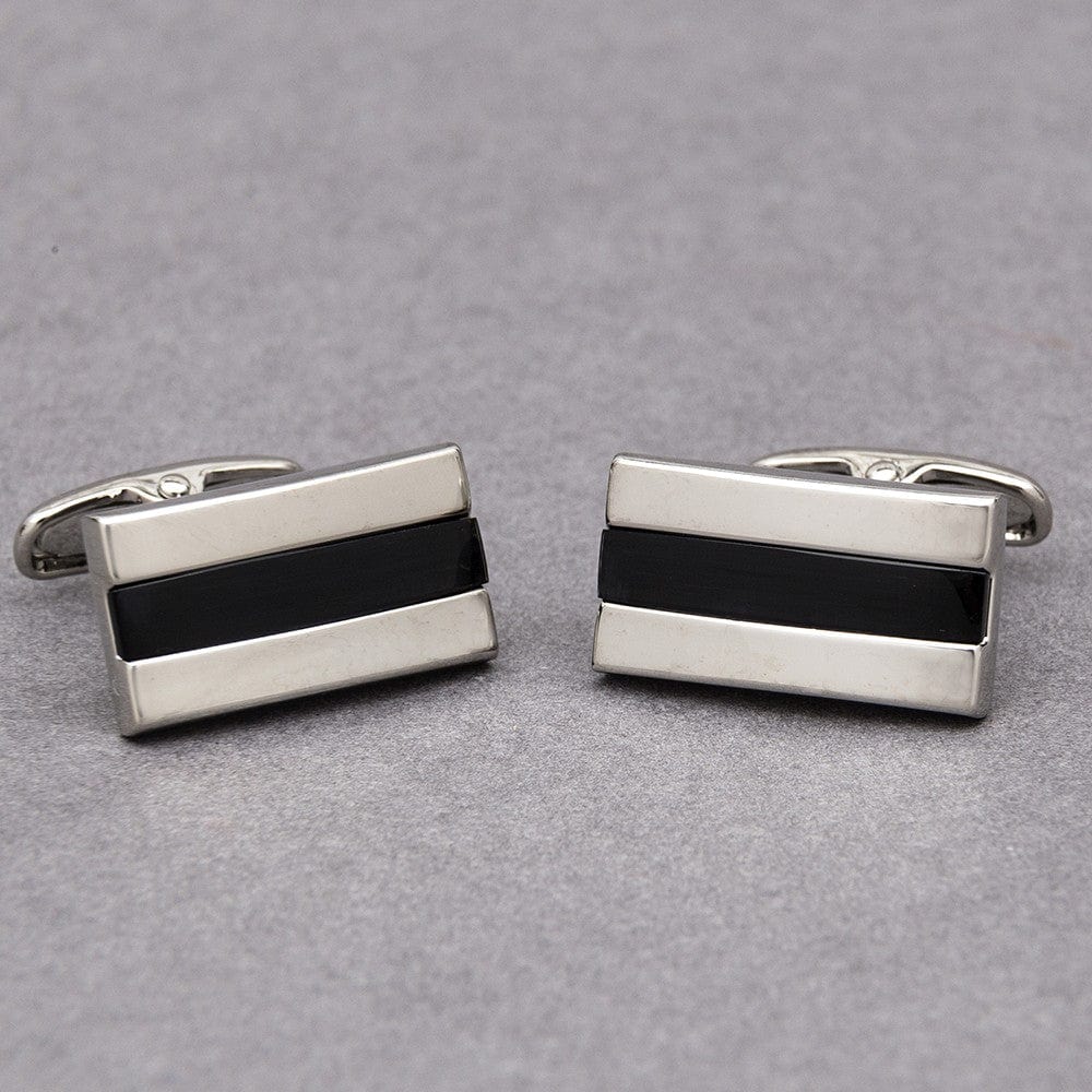 Cufflink Man Cufflinks Cantu Black Cufflinks