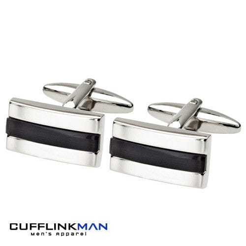 Cufflink Man Cufflinks Cantu Black Cufflinks