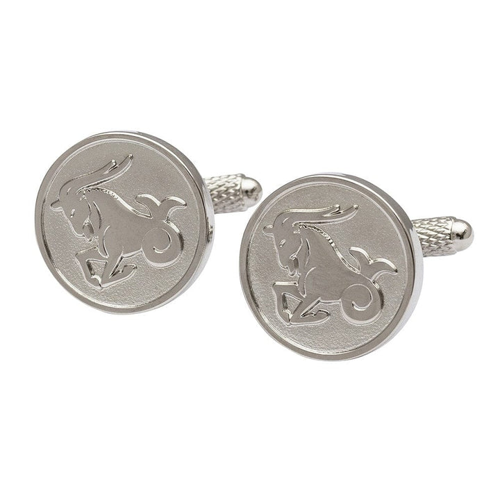 Cufflink Man Cufflinks Capricorn- Star Sign Cufflinks - Zodiac Sign Cufflinks