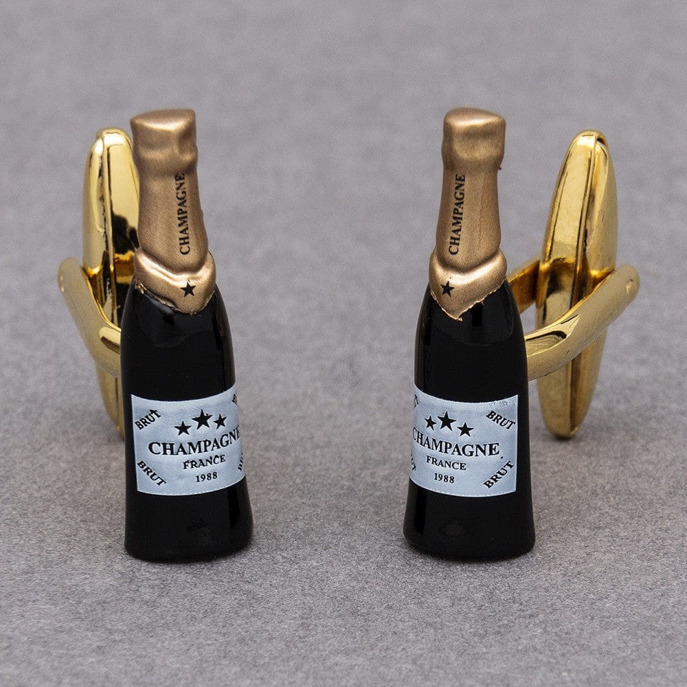 Cufflink Man Cufflinks Champagne Bottle Cufflinks