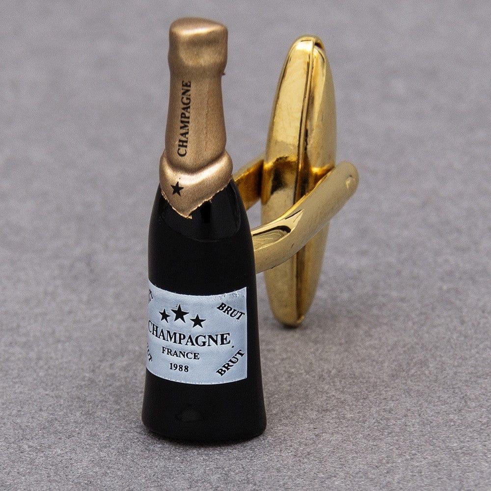 Cufflink Man Cufflinks Champagne Bottle Cufflinks