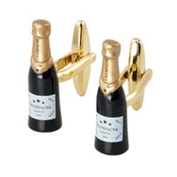 Cufflink Man Cufflinks Champagne Bottle Cufflinks