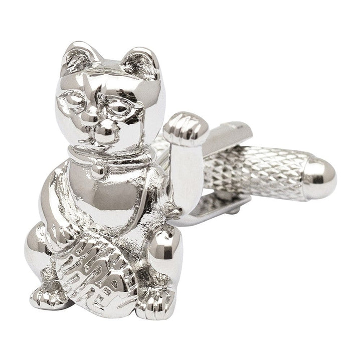 Cufflink Man Cufflinks Chinese Lucky Cat Cufflinks