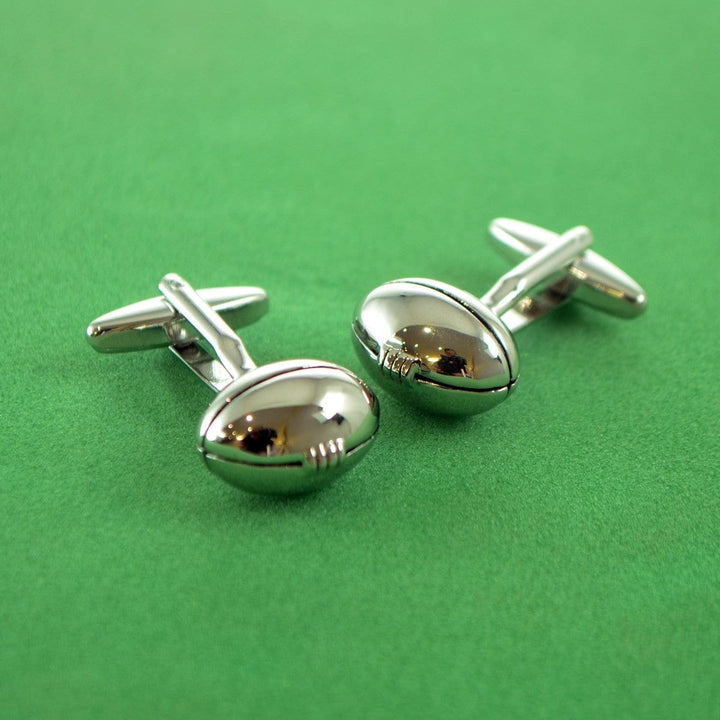 Cufflink Man Cufflinks Classic Rugby Ball Cufflinks