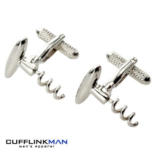 Cufflink Man Cufflinks Corkscrew Cufflinks