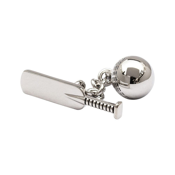 Cufflink Man Cufflinks Cricket Bat and Ball Chain-Link Cufflinks