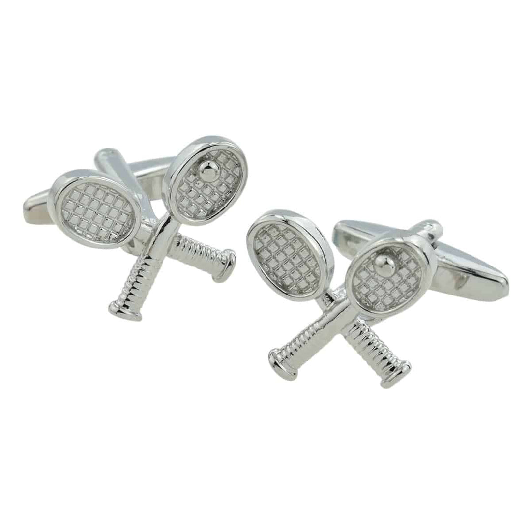 Cufflink Man Cufflinks Crossed Tennis Racquets Cufflinks