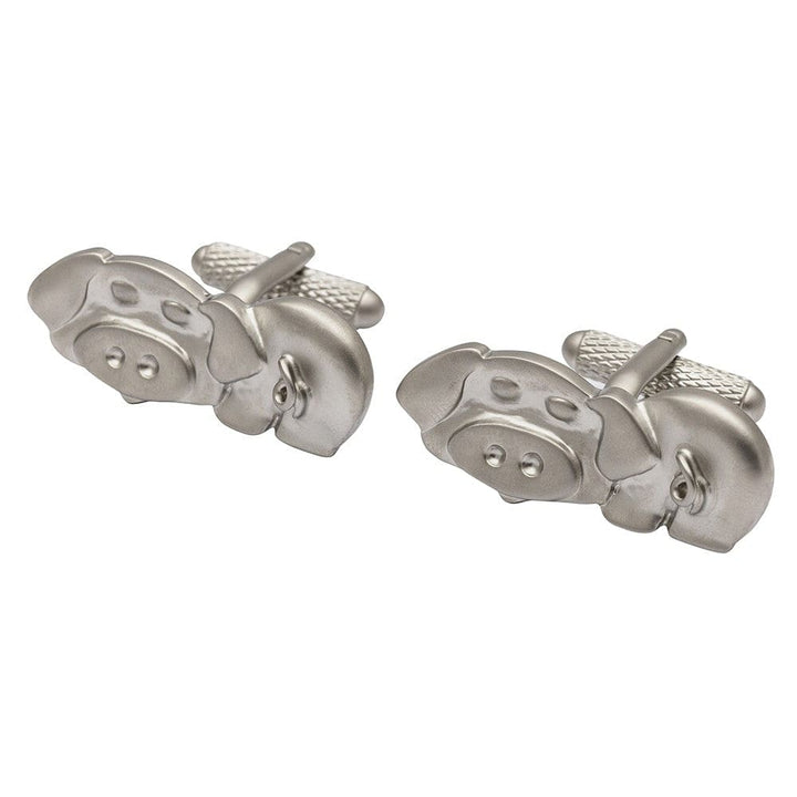 Cufflink Man Cufflinks Curly Tail Piggy Cufflinks