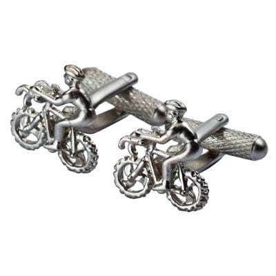 Cufflink Man Cufflinks Cyclist Racer Bike Cufflinks