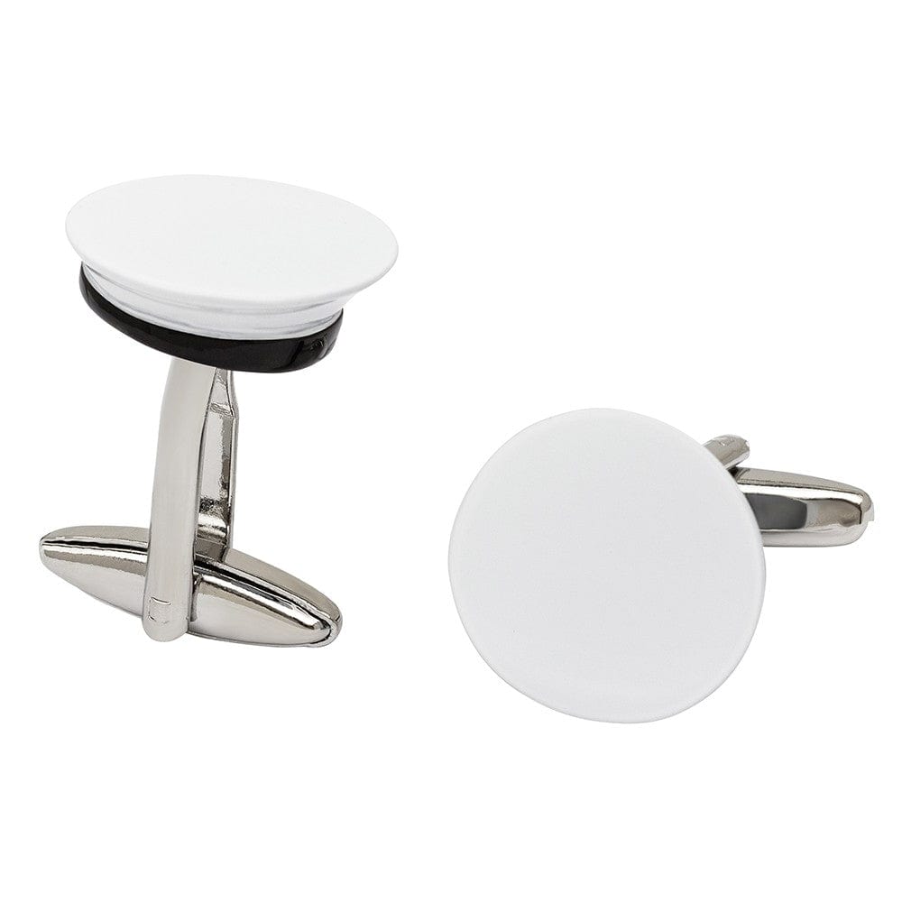 Cufflink Man Cufflinks Detailed Sailors Hat Cufflinks