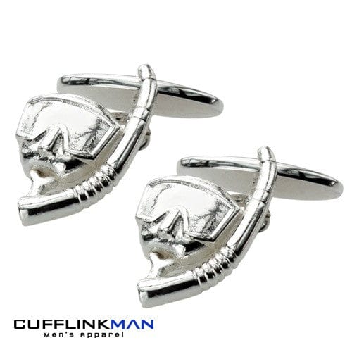 Cufflink Man Cufflinks Divers Snorkel and Mask Chain Cufflinks