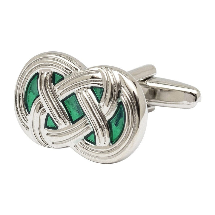 Cufflink Man Cufflinks Donegal Green Celtic Cufflinks