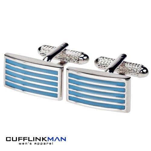 Cufflink Man Cufflinks Echoes In Azure Cufflinks