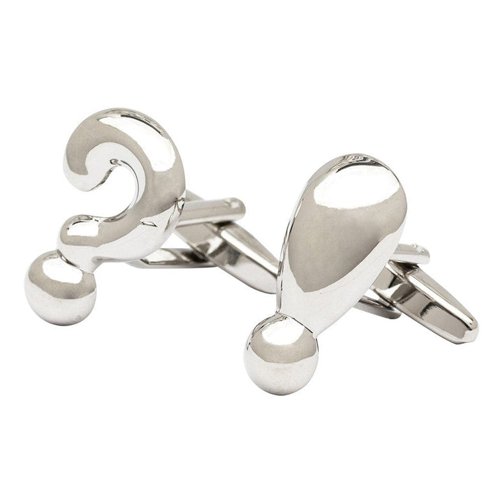 Cufflink Man Cufflinks Exclamation Mark Cufflinks and Question Mark Cufflinks