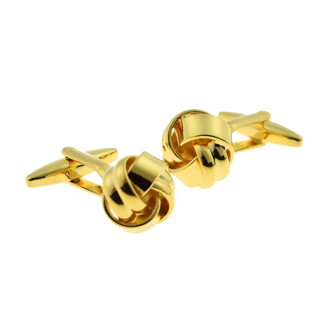 Cufflink Man Cufflinks Fahrenheit - Gold Knot Cufflinks