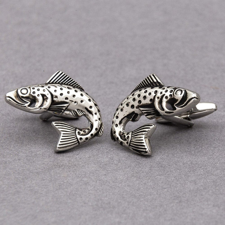 Cufflink Man Cufflinks Fish Cufflinks