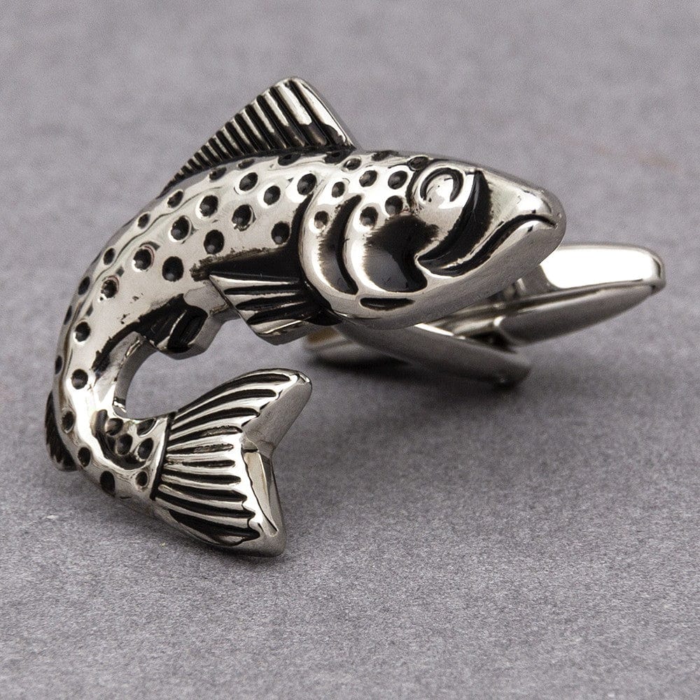 Cufflink Man Cufflinks Fish Cufflinks