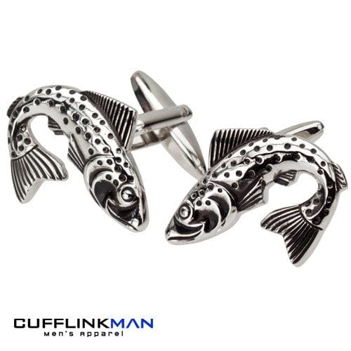 Cufflink Man Cufflinks Fish Cufflinks