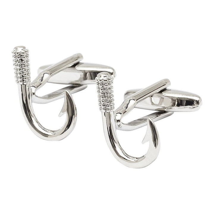 Cufflink Man Cufflinks Fishing Hook fishermans Cufflinks