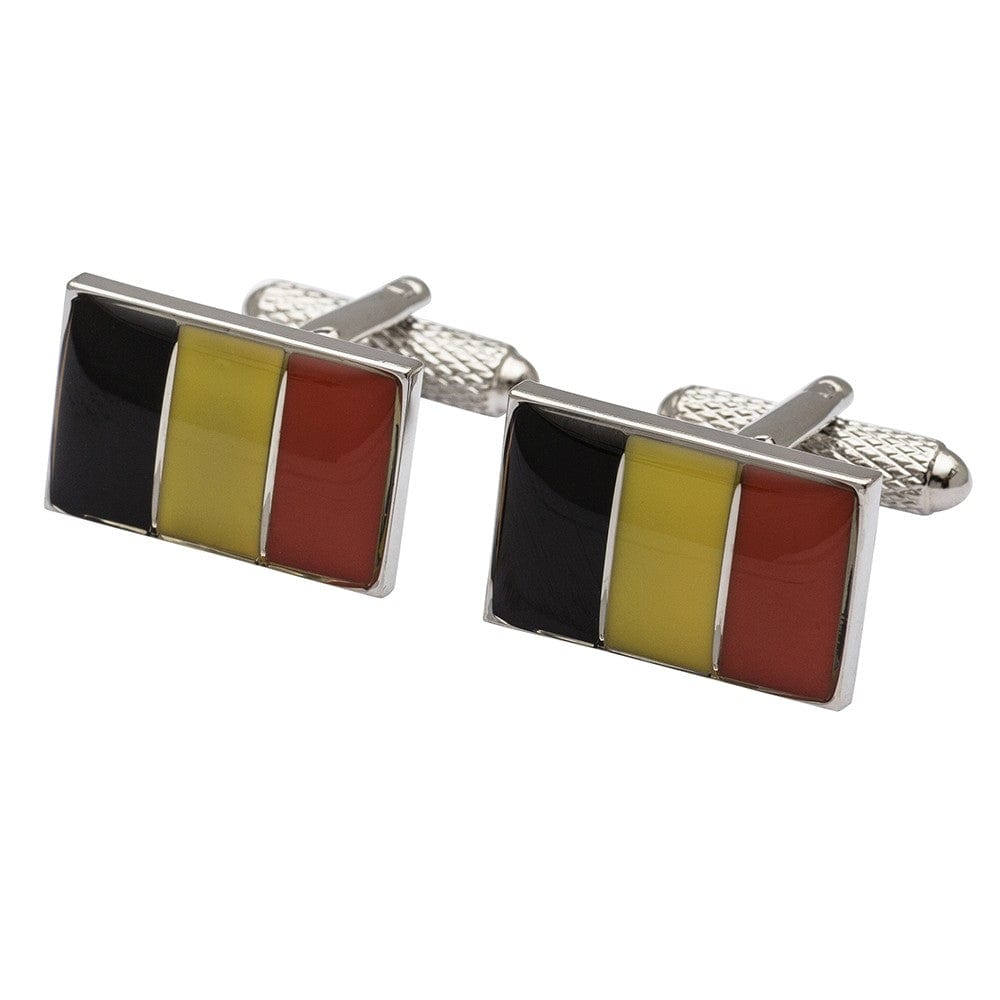 Cufflink Man Cufflinks Flag of Belgium Cufflinks