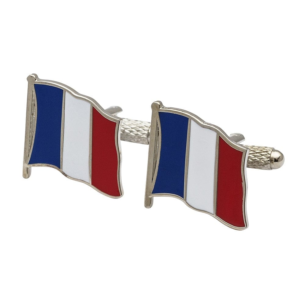 Cufflink Man Cufflinks Flag of France Cufflinks - Wavy Edition