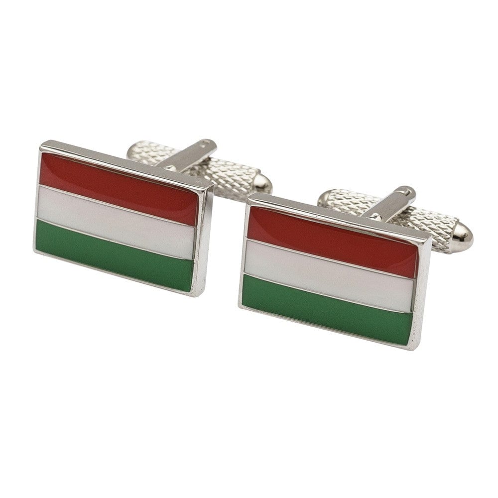 Cufflink Man Cufflinks Flag of Hungary Cufflinks