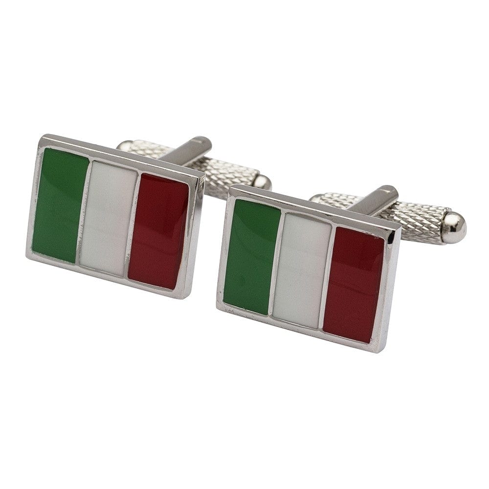 Cufflink Man Cufflinks Flag of Italy Cufflinks