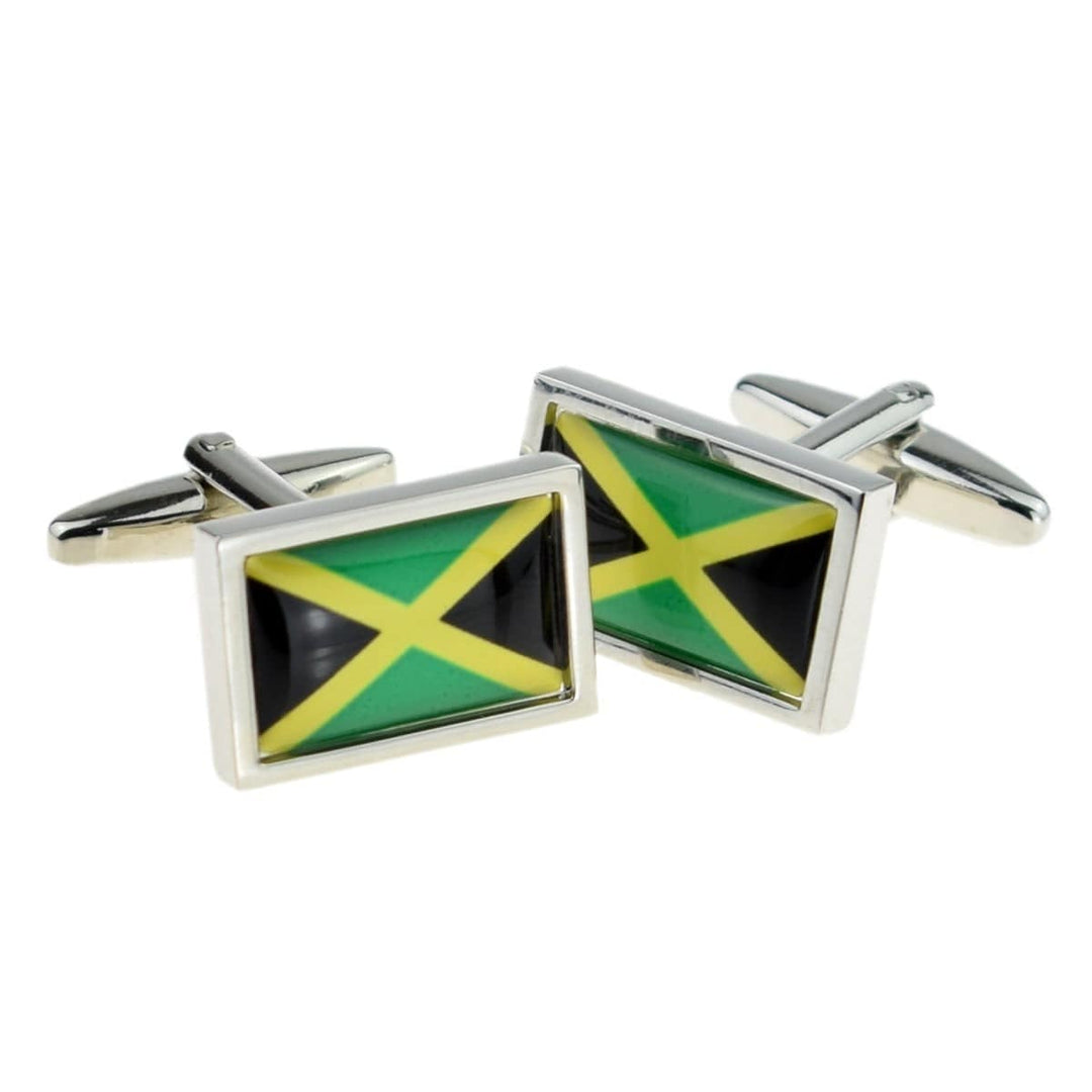 Cufflink Man Cufflinks Flag of Jamaica Cufflinks