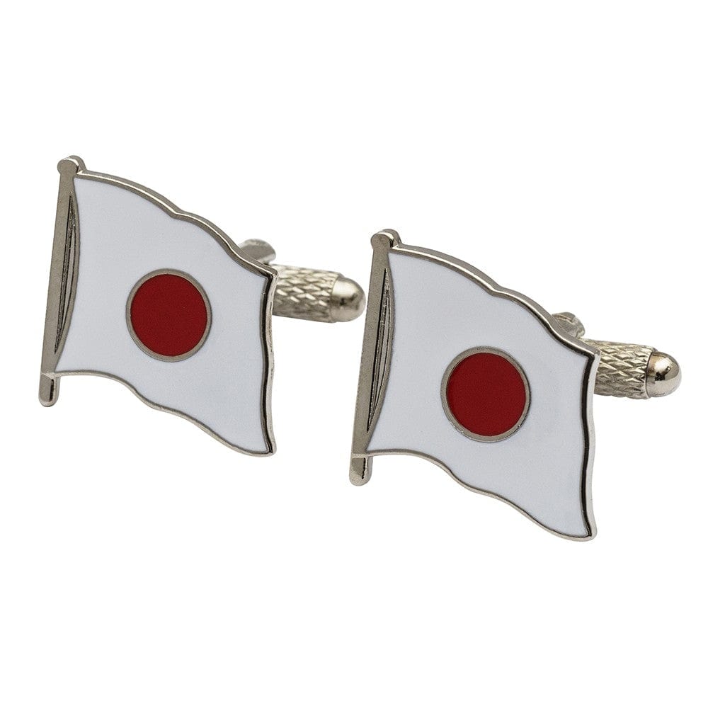 Cufflink Man Cufflinks Flag of Japan Cufflinks - Wavy Edition