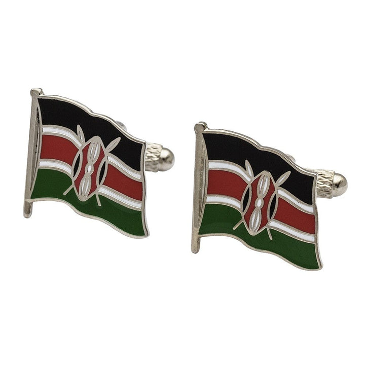 Cufflink Man Cufflinks Flag of Kenya Cufflinks