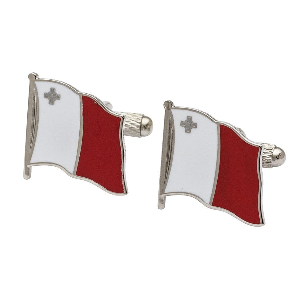 Cufflink Man Cufflinks Flag of Malta Cufflinks