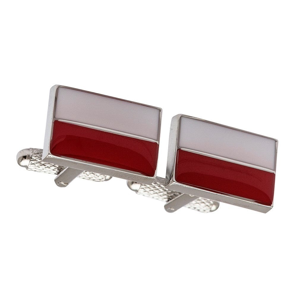 Cufflink Man Cufflinks Flag of Poland Cufflinks