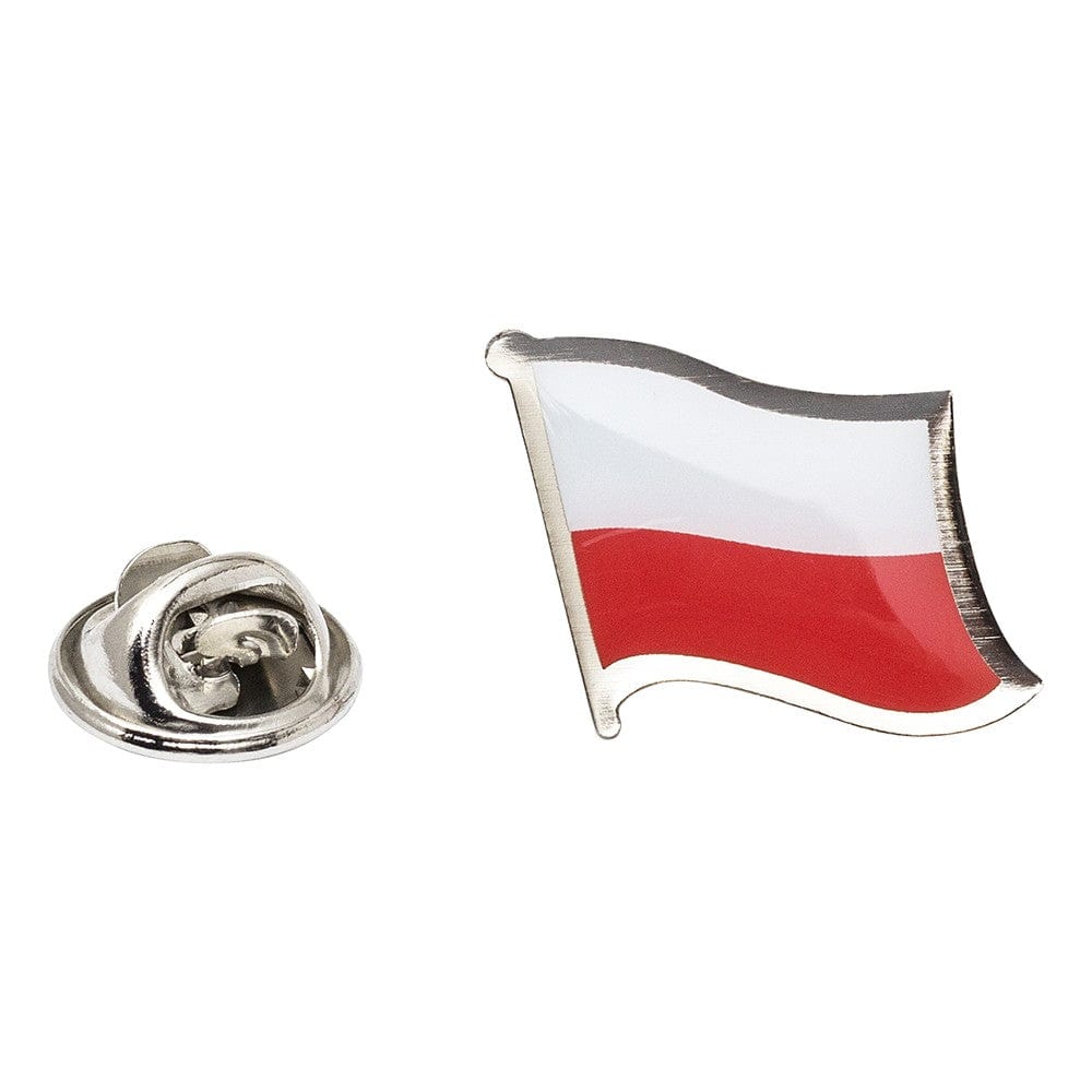 Cufflink Man Cufflinks Flag of Poland Lapel Pin - Wavy Flag