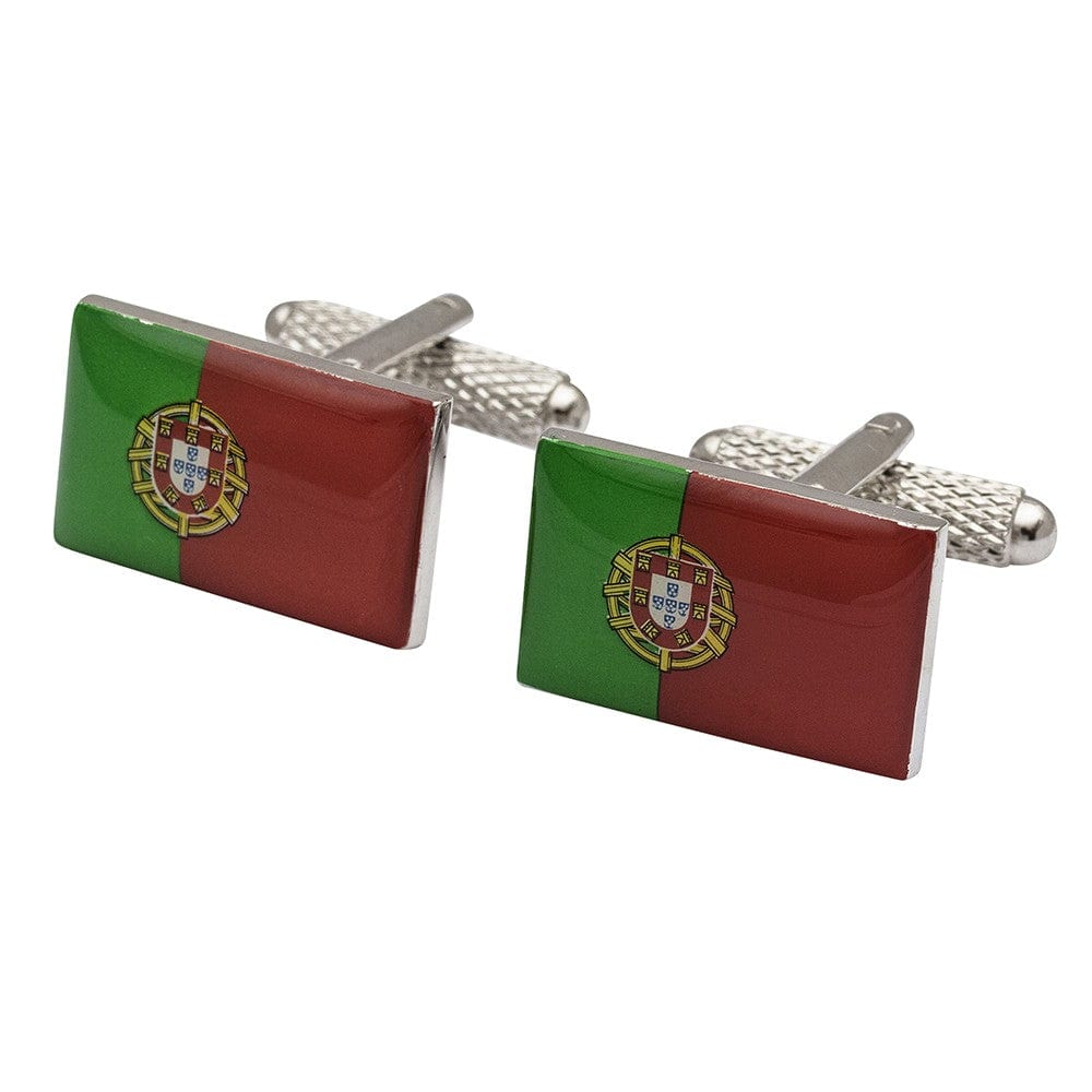 Cufflink Man Cufflinks Flag of Portugal Cufflinks - Portuguese Flag Cufflinks