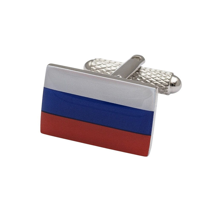 Cufflink Man Cufflinks Flag of Russia Cufflinks - Russian Flag Cufflinks