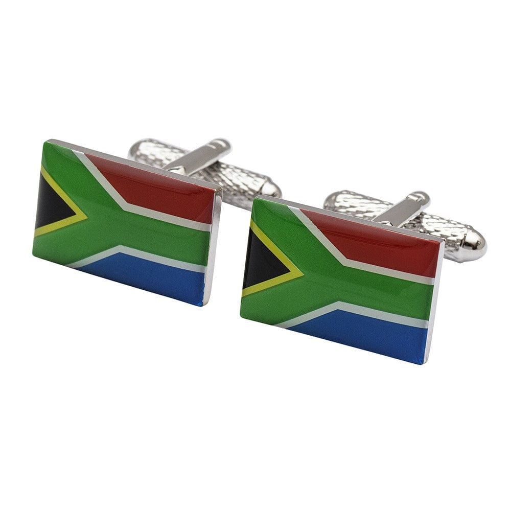 Cufflink Man Cufflinks Flag of South Africa Cufflinks