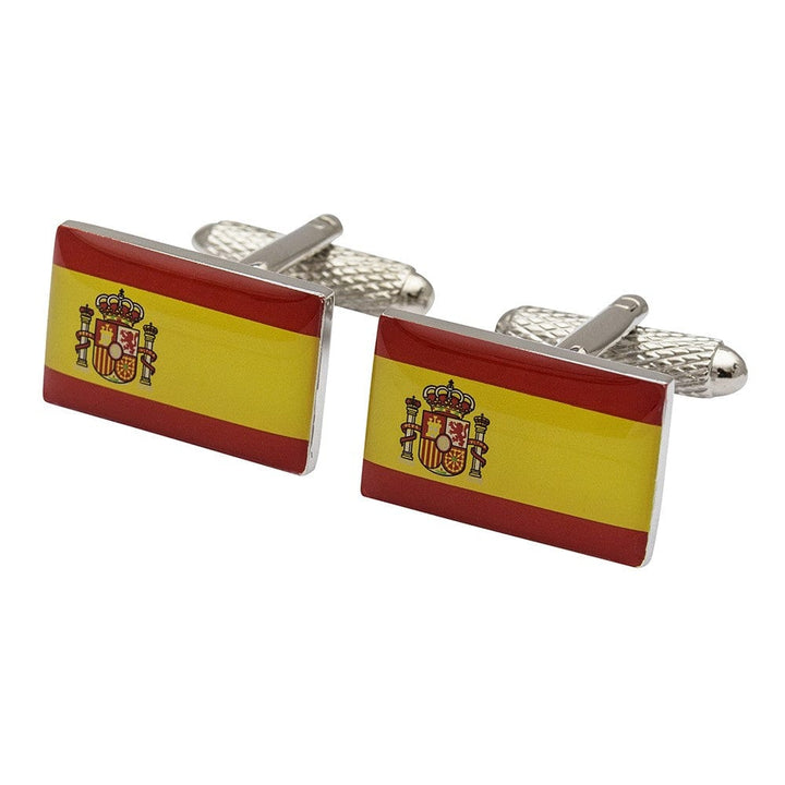 Cufflink Man Cufflinks Flag of Spain Cufflinks