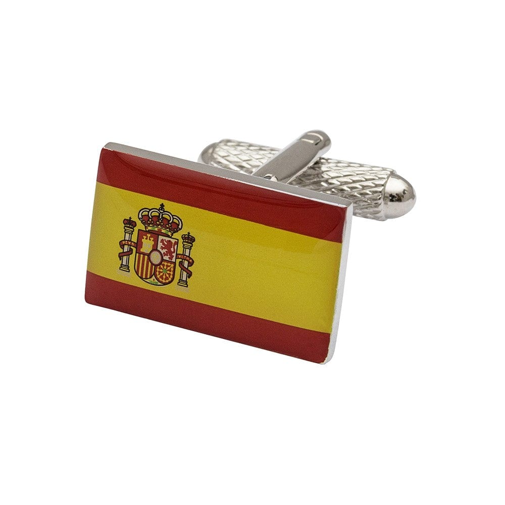 Cufflink Man Cufflinks Flag of Spain Cufflinks