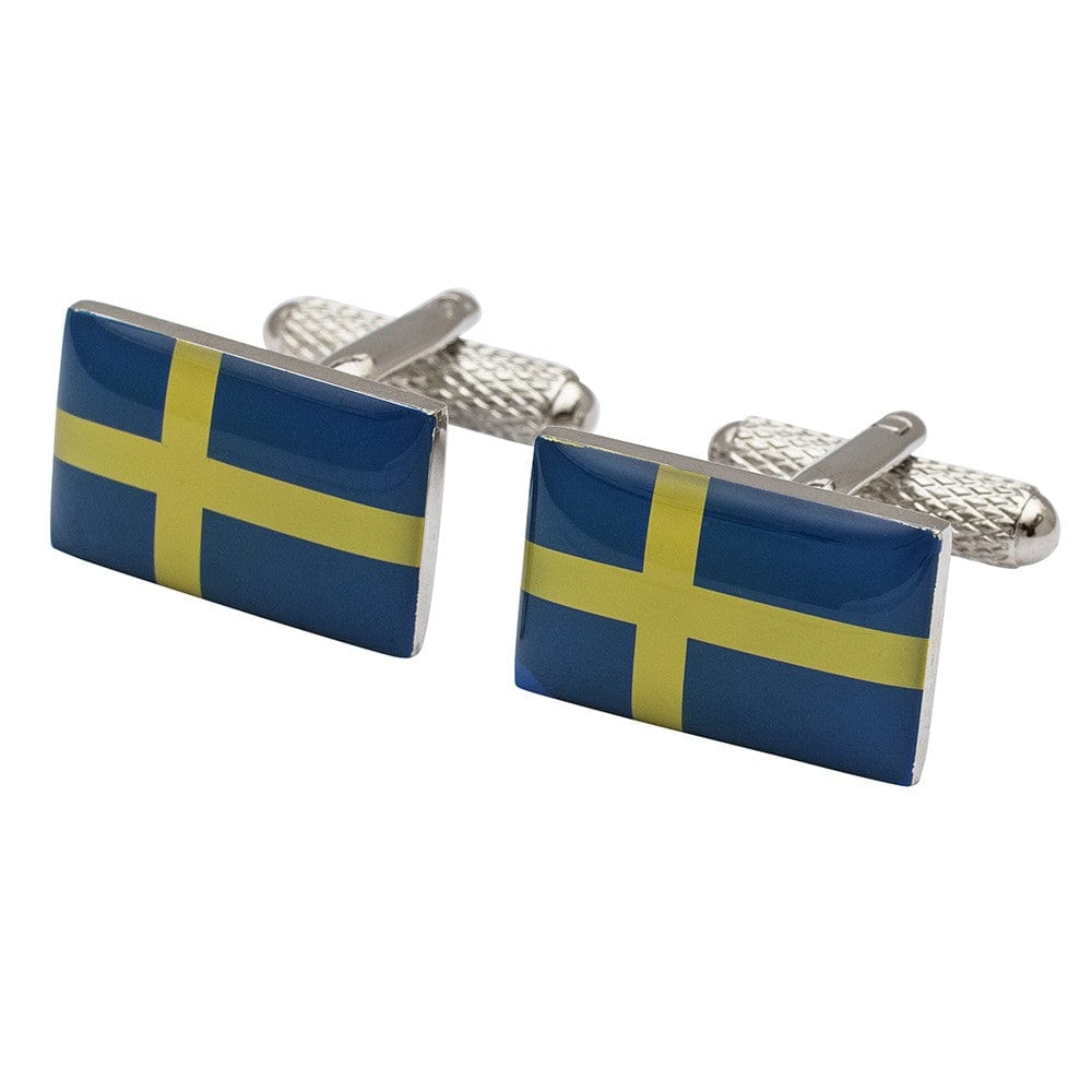 Cufflink Man Cufflinks Flag of Sweden Cufflinks