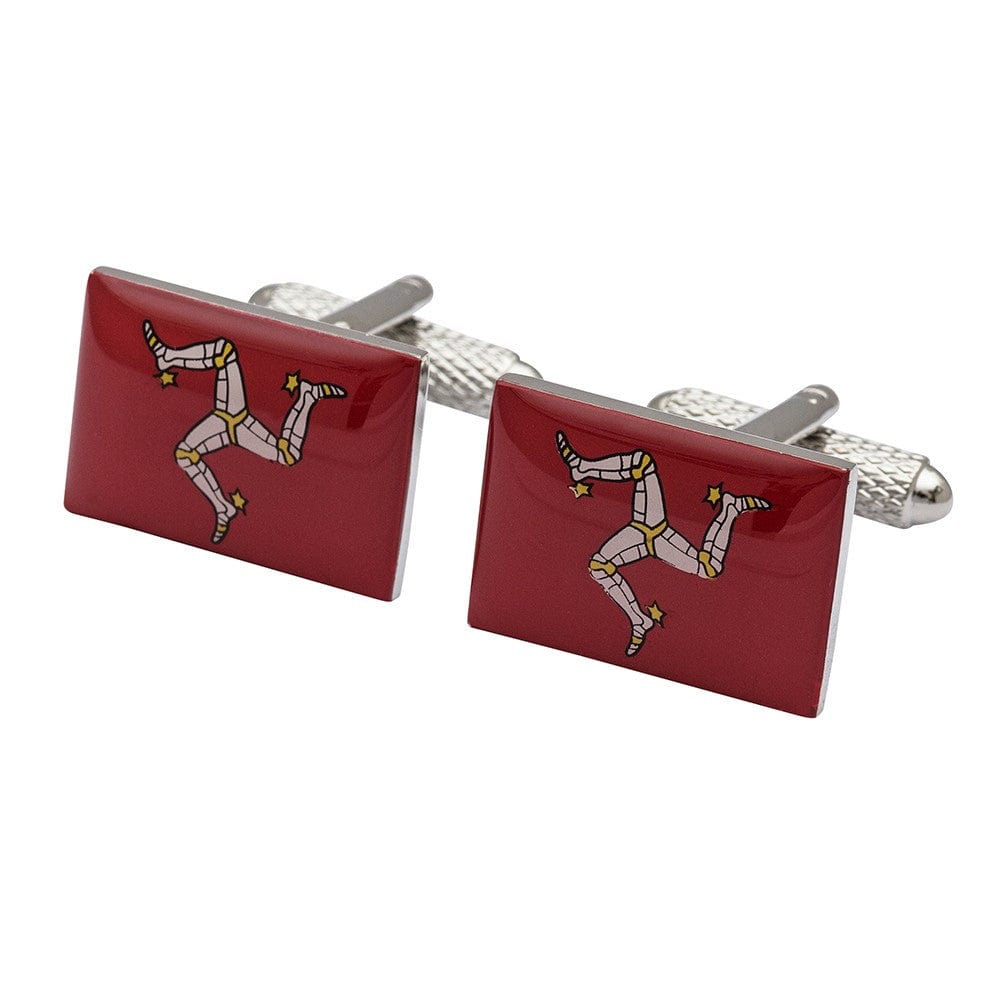 Cufflink Man Cufflinks Flag of The Isle Of Man Cufflinks