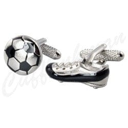 Cufflink Man Cufflinks Football and Boot Cufflinks