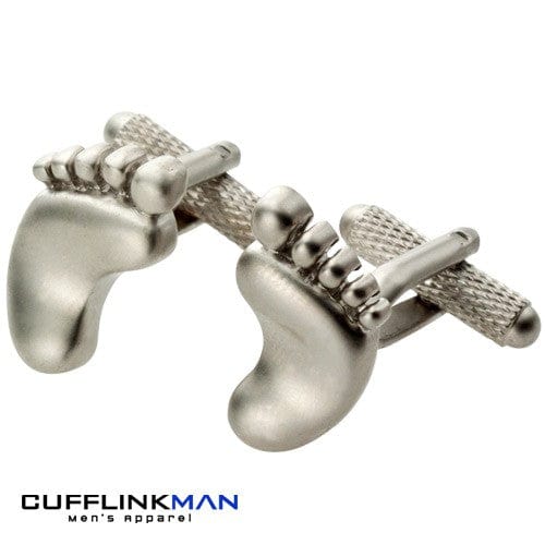 Cufflink Man Cufflinks Footprints Cufflinks