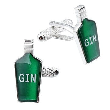 Cufflink Man Cufflinks Gin Bottle Cufflinks